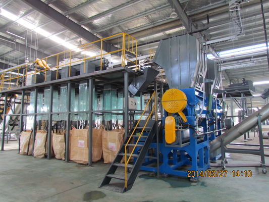 100kw Wannan मोटर प्लास्टिक की बोतल रीसाइक्लिंग मशीनों