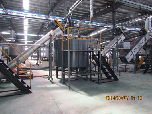 100kw Wannan मोटर प्लास्टिक की बोतल रीसाइक्लिंग मशीनों