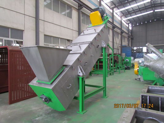 टिकाऊ उच्च गति 800rpm घर्षण प्लास्टिक वॉशिंग रीसाइक्लिंग मशीन
