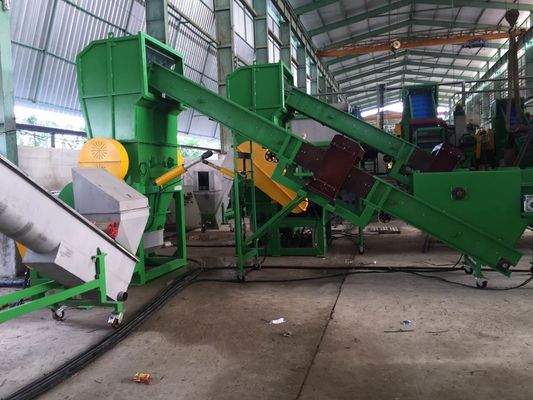 3 चरण बुना बैग प्लास्टिक फिल्म रीसाइक्लिंग मशीन