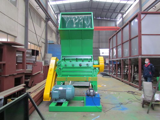 1500 किग्रा / एच 90kw पीई फिल्म्स प्लास्टिक क्रशर मशीन
