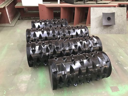 69 पीसी रोटरी ब्लेड 2 टन / एच सिंगल दस्ता बहुत तकलीफ मशीन