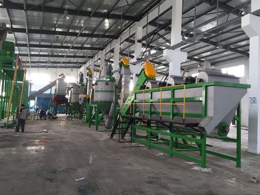1000 किग्रा / एच 2000 किग्रा / एच पेट की बोतल पालतू फ्लेक वाशिंग लाइन